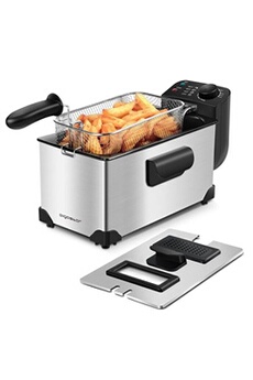 FRITEUSE 1,5KG 1800W CUVE AMOVIBLE EASY CLEAN CUVE AMOVIBLE MONTE