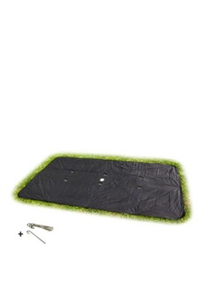Housse de protection rectangulaire pour trampoline enterré niveau sol 275x458cm