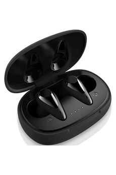 Ecouteurs Sans Fil Bluetooth 5 TWS True Wireless - EP810 - Micro, Contrôle Tactile, Boitier de Recharge USB-C, Discret, Sport, Basses puissantes -