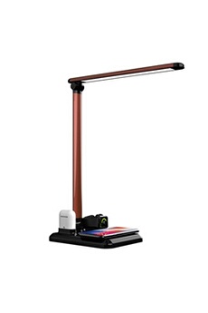 Led Lampe de bureau, 10 W noir 365 * 165 * 27 mm, avec base de