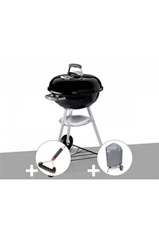 Barbecue Compact Kettle 47 cm + Brosse + Housse