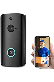 Smart WiFi Sonnette sans fil IR 720P caméra vidéo Intercom enregistrement  HomeSecurityEU parties de la maison 478 - Cdiscount Bricolage