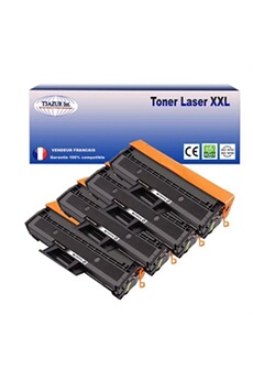 Lot de 4 Toners Laser compatibles pour Samsung Xpress M2020, M2020W, MLT-D111L, MLT-D111S - 1800 pages -