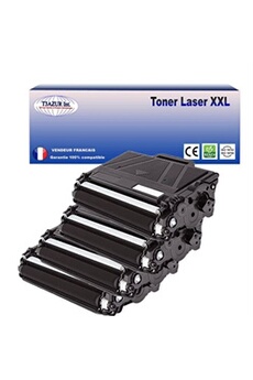 4 Toners compatibles avec Brother TN3480 pour Brother HL-L5000D, L5100DN, L5100DNT, L5100DNTT, L5200DW, L5200DWT, L6250DN - 8 000 pages -