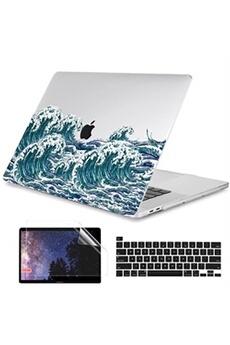 AOGGY Coque MacBook Air 13 Pouces 2021 2020 2019 2018 Release A2337  M1-A2179-A1932,Coquille Plastique avec TPU Clavier Protectio93 - Cdiscount  Informatique
