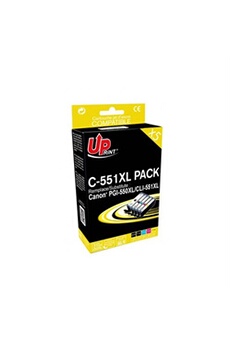 C-551XL PACK - Pack de 5 - XL - noir, jaune, cyan, magenta - compatible - remanufacturé - cartouche d'encre - pour Canon PIXMA iP8750, iX6850,