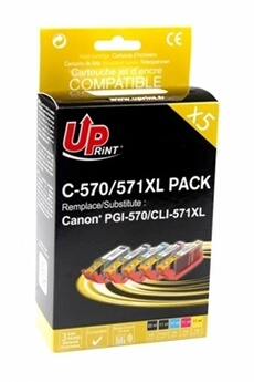 C-570/571XL PACK - Pack de 5 - noir, jaune, cyan, magenta - compatible - remanufacturé - cartouche d'encre - pour Canon PIXMA TS5051, TS5053, TS5055,