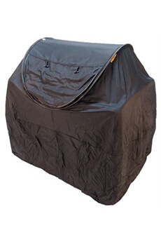 lit de camp housse de nuit junior 120 cm coton noir