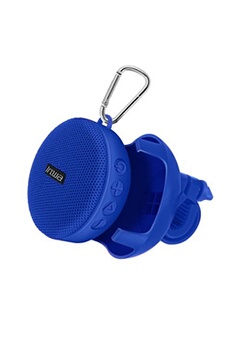 Enceinte Bluetooth Vélo Haut-parleur Sport 5W Sans-fil Etanche IPX7 bleu