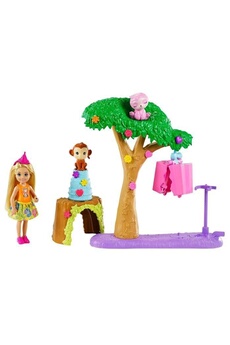Poupée Barbie Coffret chelsea et sa piñata