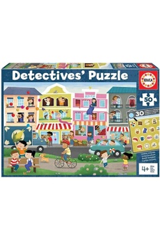 Puzzle Educa 50 en ville - detectives puzzle