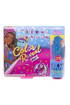 Poupée Barbie Coffret color reveal licorne fantastique