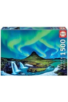 Puzzle Educa Puzzle - 1500 pieces aurore boreal, islande