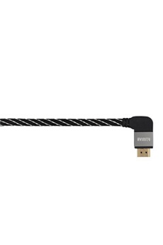 ProSpeed - Câble HDMI avec Ethernet - HDMI mâle pour HDMI mâle - 1.8 m -  câble à quartes blindé - noir - support 4K