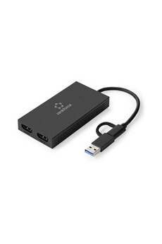 StarTech.com Adaptateur USB vers HDMI - Carte graphique externe - USB 3.0 -  Slim - 1080p - Adaptateur multi-écrans - Câble adaptateur - Conformité TAA  - USB type A mâle pour HDMI