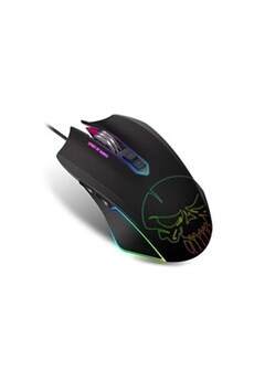 Spirit of Gamer Skull - Tapis de souris - avec éclairage RGB - jeux -  taille M - Tapis de souris - Achat & prix