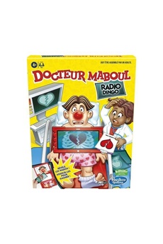Jeux classiques Hasbro Docteur maboul - radio dingo - jeu de plateau pour enfants, des 4 ans