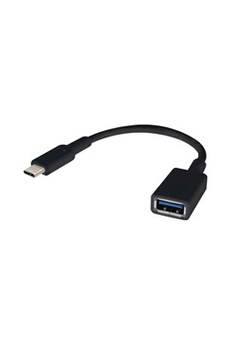 Adaptateur pour iPhone USB femelle à 8 broches mâle OTG Câble iPad 4  mini-1/2/3 Blanc