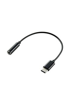 Câble Double Jack 3.5 mm Longueur 1m noir Connecteur Audio - Amahousse -  Montage et connectique PC - Achat & prix