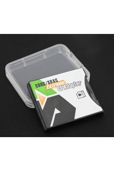 Carte Adaptateur Micro SD Vers SD Transférer Fichiers Photos Sur Pc Lecteur  Noir YONIS - Yonis