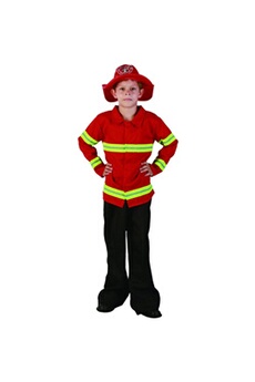 Déguisement enfant Rire Et Confetti Déguisement enfant, costume pompier rouge, taille l