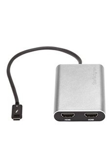 Câble vidéo blanc Thunderbolt mâle vers HDMI mâle pour MacBook (180 ) -  Câbles vidéo - Achat & prix