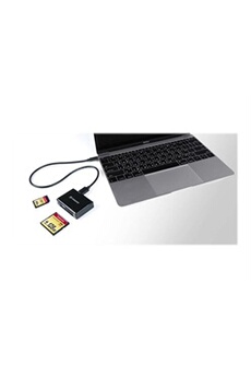 Lecteur carte mémoire RaidSonic ICY BOX IB-CR301-U3 - Lecteur de carte (CF  I, SD, CF, microSD, SDHC, SDXC, SDHC UHS-I, SDXC UHS-I) - USB 3.0