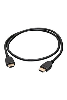 ProSpeed - Câble HDMI avec Ethernet - HDMI mâle pour HDMI mâle - 1.8 m -  câble à quartes blindé - noir - support 4K