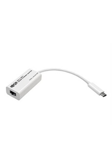 Goobay Adaptateur USB-C RJ45 Blanc - Carte réseau - Garantie 3 ans