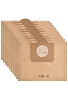 McFilter  10 sacs et 1 filtre compatibles pour aspirateur Kärcher
