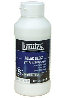 Accessoire modélisme LIQUITEX Liquitex professional gesso flacon d'additif préparateur de surface transparent 237 ml