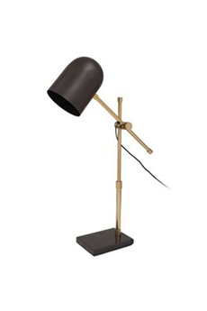 lampe à poser generique lampe à poser industriel celeste 54cm noir & or