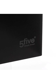 Boîte de rangement Five Simply Smart - Tour de Rangement Bureau Bava 31cm  Noir