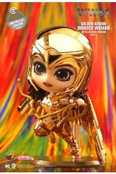 Figurine de collection Hot Toys Hot toys cosb729 - dc comics - wonder woman golden armor metallic gold version