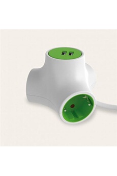 Justgreenbox - Multiprise Prise domestique durable avec 12 prises