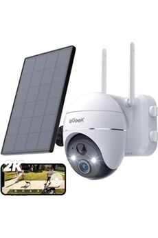 Caméra Surveillance WiFi Extérieure sans Fil, 2K Caméra de Sécurité  Extérieure Pan-Tilt Vue à 360°avec Vision Nocturne,Détect[O52] - Cdiscount  Bricolage