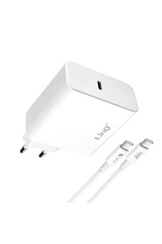 Chargeur MagSafe iPhone 15W, LinQ - Blanc