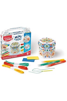 Tablettes educatives Maped Maped creativ - kit activité manuelle pour enfant - boîte à tisser avec fils colorés et mosaïques - loisirs créatifs enfants dès 5 ans (office product