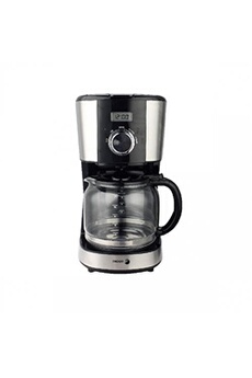 Senya cafetière électrique programmable Inox Hot Coffee, verseuse isotherme  en acier inoxydable, fonction sélecteur d’arôme, maintien au chaud, 1,2L