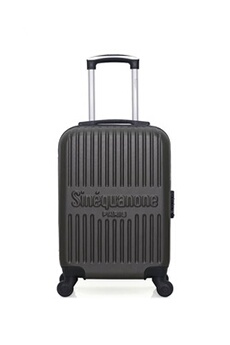 sinequanone - valise cabine abs eos-e 4 roues 50 cm - gris fonce
