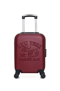 valise camps united - valise cabine xxs brown 4 roues 46 cm - bordeaux