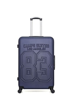 valise camps united - valise grand format abs berkeley 4 roues 75 cm - marine