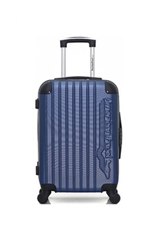 valise american travel - valise cabine abs budapest 4 roues 55 cm - marine