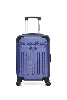 valise american travel - valise cabine abs harlem-e 4 roues 50 cm - marine