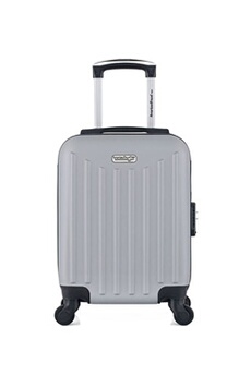 - valise cabine xxs abs brooklyn 4 roues 46 cm - gris