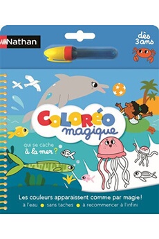 Nathan - Loisirs créatifs - Coloréo ferme - Le coloriage magique à l'eau