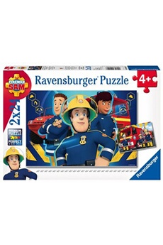 puzzles 2 x 24 pièces sam le pompier t'aide dans le besoin