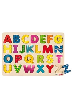 puzzle d'encastrement alphabet majuscules a-z -