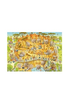 puzzle heye puzzle 1000 pièces : marino degano : habitat africain,
