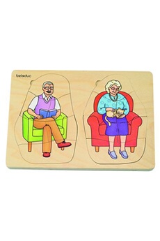 puzzle de couches grand-père et grand-mère 40 pièces
